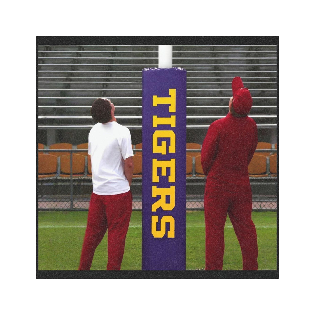 Tigers Car Magnet - Pissing on Tigers Magnetic Decal