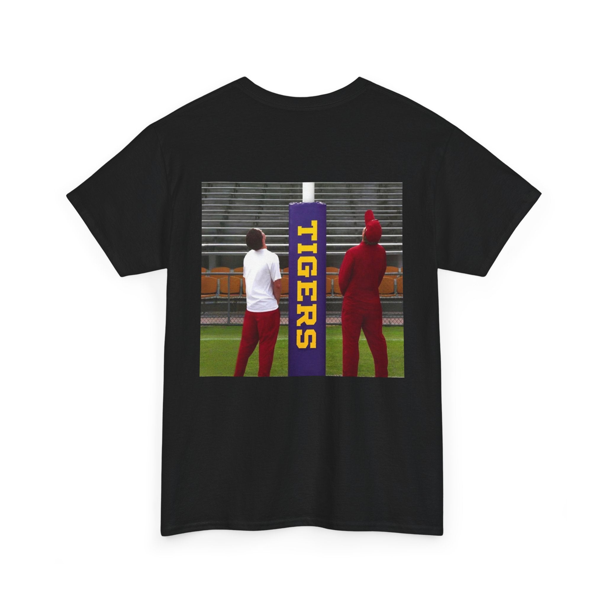 Arkansas Tigers Graphic Tee — State Script Front with ' Pissing on TIGERS' Back Photo Print