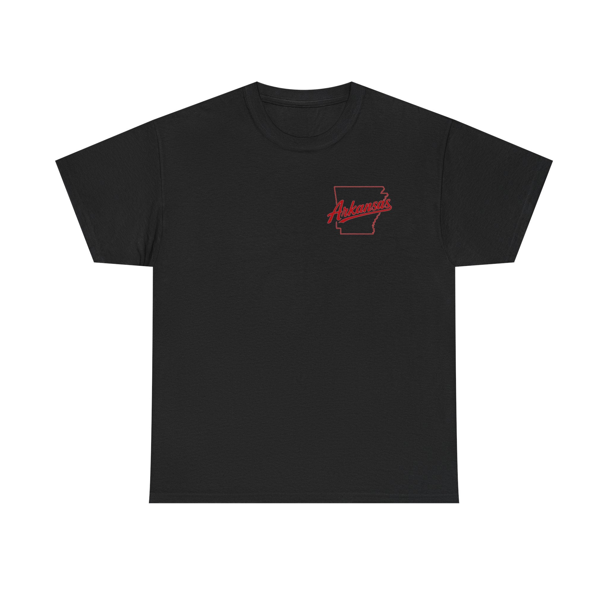 Arkansas 'Piggy Backin'' T‑Shirt — Retro Razorback & Tiger Graphic Tee