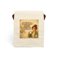 Canvas Lunch Bag — "God Loves This Hot Mess" Vintage Floral Design