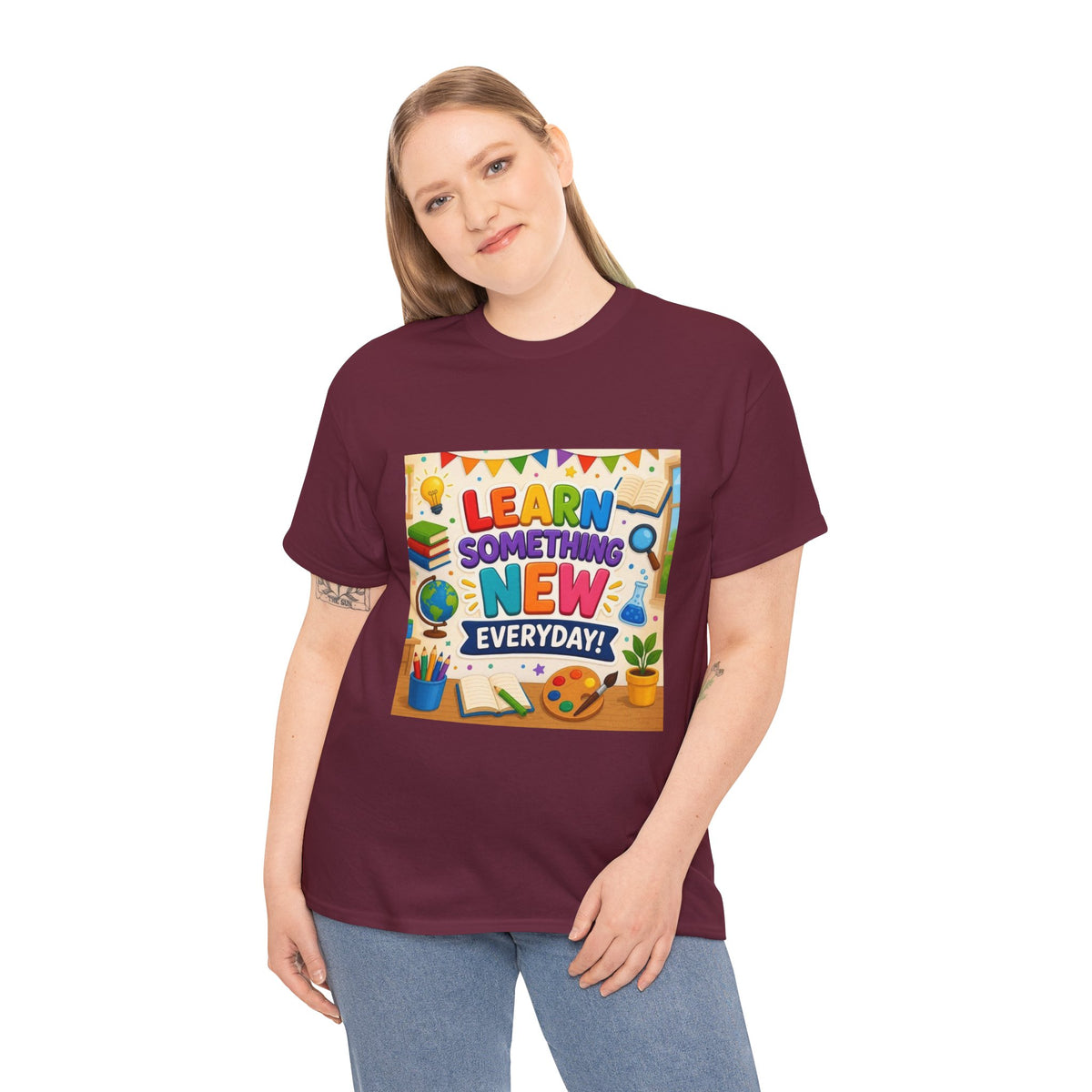 Teacher "Learn Something New Every Day" T‑Shirt — Fun Educational Classroom Tee