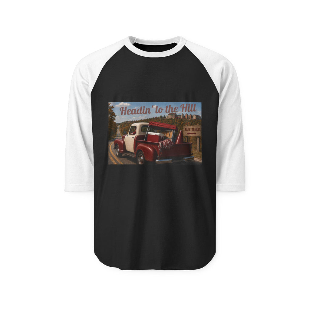 Raglan Shirt - "Headin' to the Hill" Vintage Truck Baseball Tee