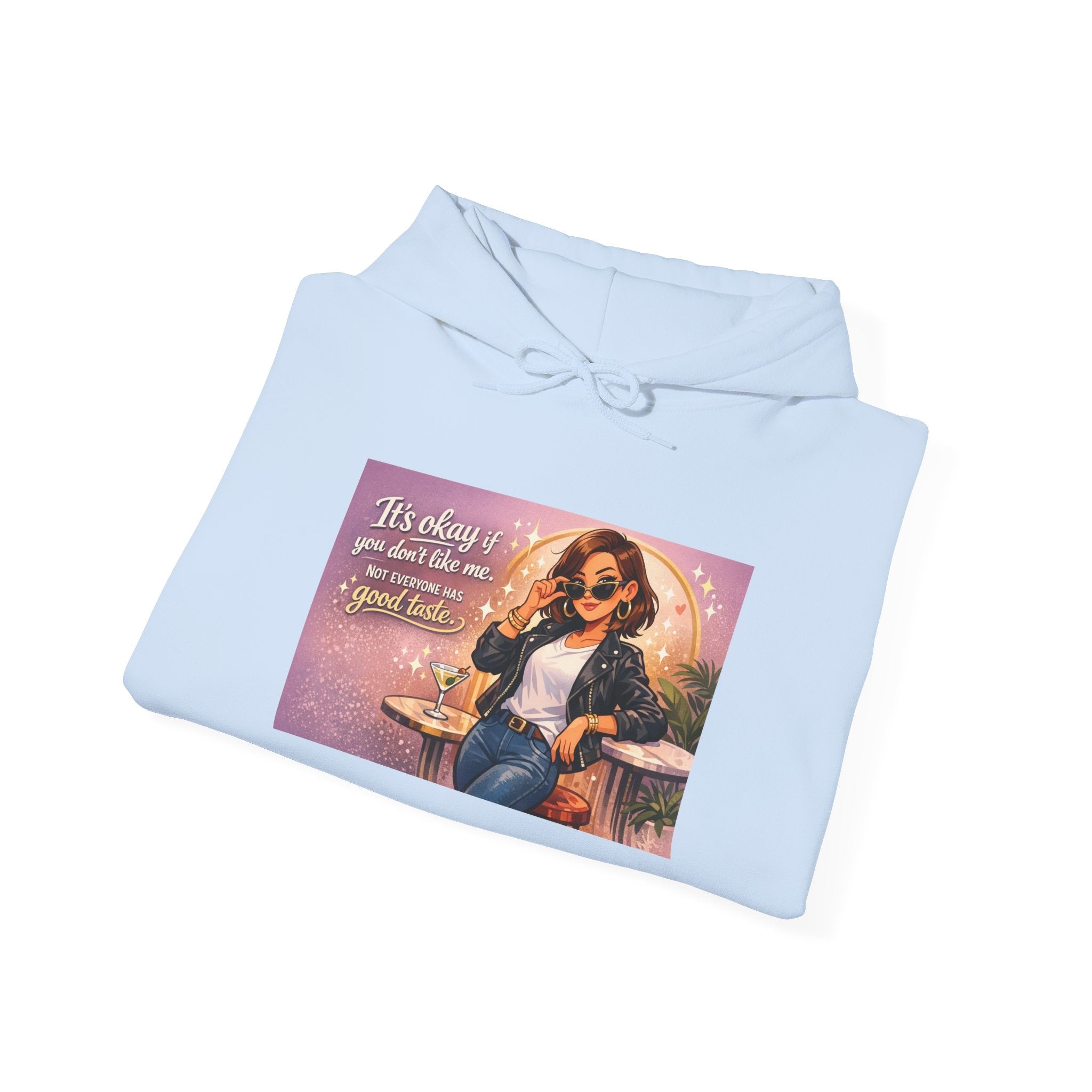 Hoodie — "It's Okay If You Don't Like Me" Retro Cool Woman Graphic Hoodie