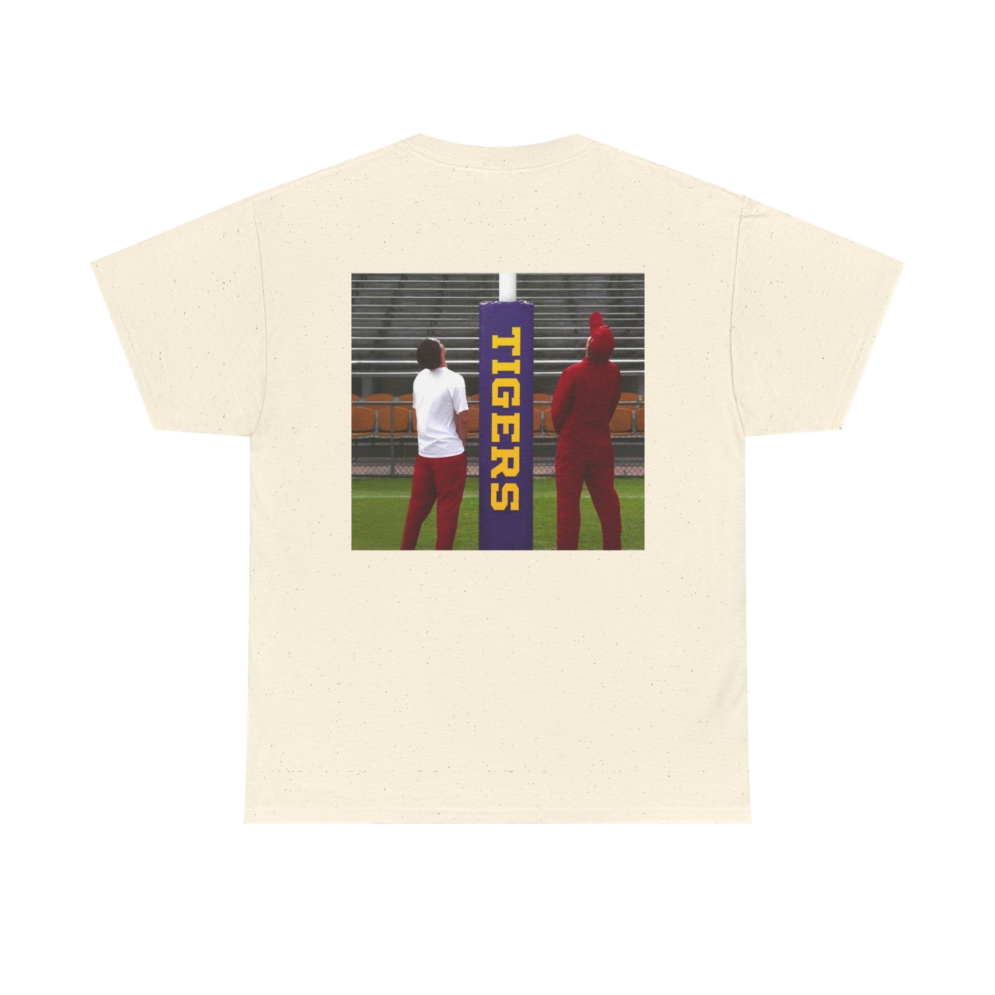 Arkansas Tigers Graphic Tee — State Script Front with ' Pissing on TIGERS' Back Photo Print