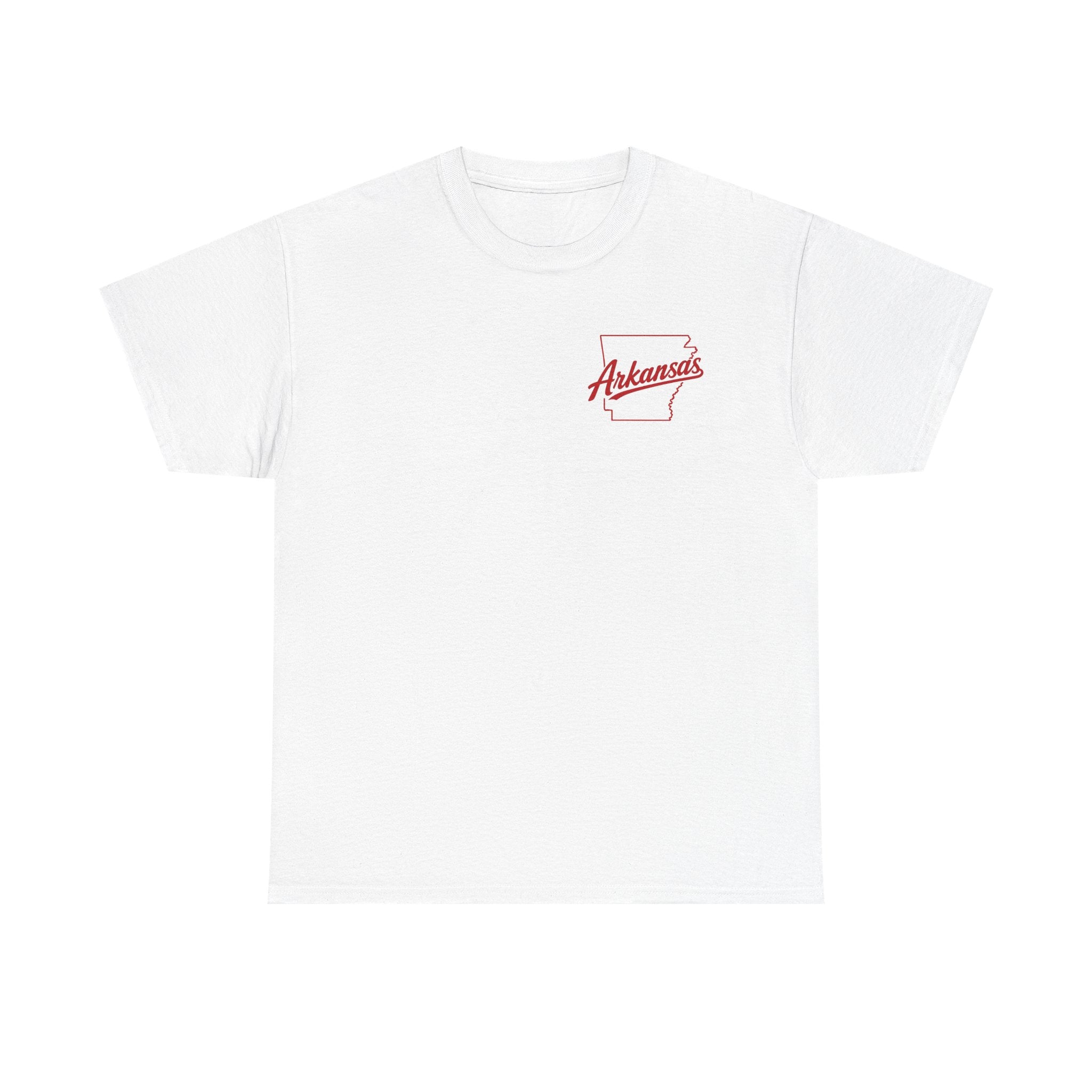 Arkansas 'Piggy Backin'' T‑Shirt — Retro Razorback & Tiger Graphic Tee