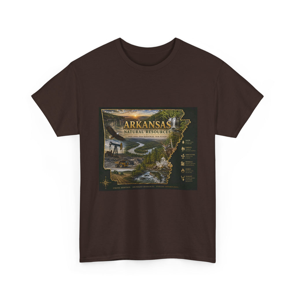 Arkansas Natural Resources T-Shirt — State Wildlife & Scenic Landmarks Tee
