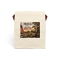 Canvas Lunch Bag – "Proud to Be From the South" Rustic Americana Lunch Tote
