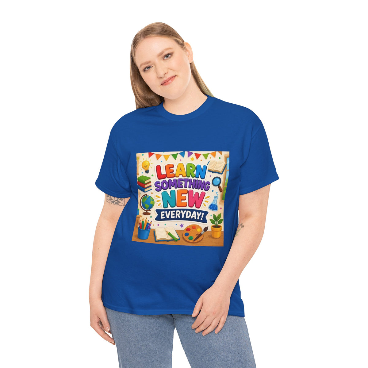 Teacher "Learn Something New Every Day" T‑Shirt — Fun Educational Classroom Tee