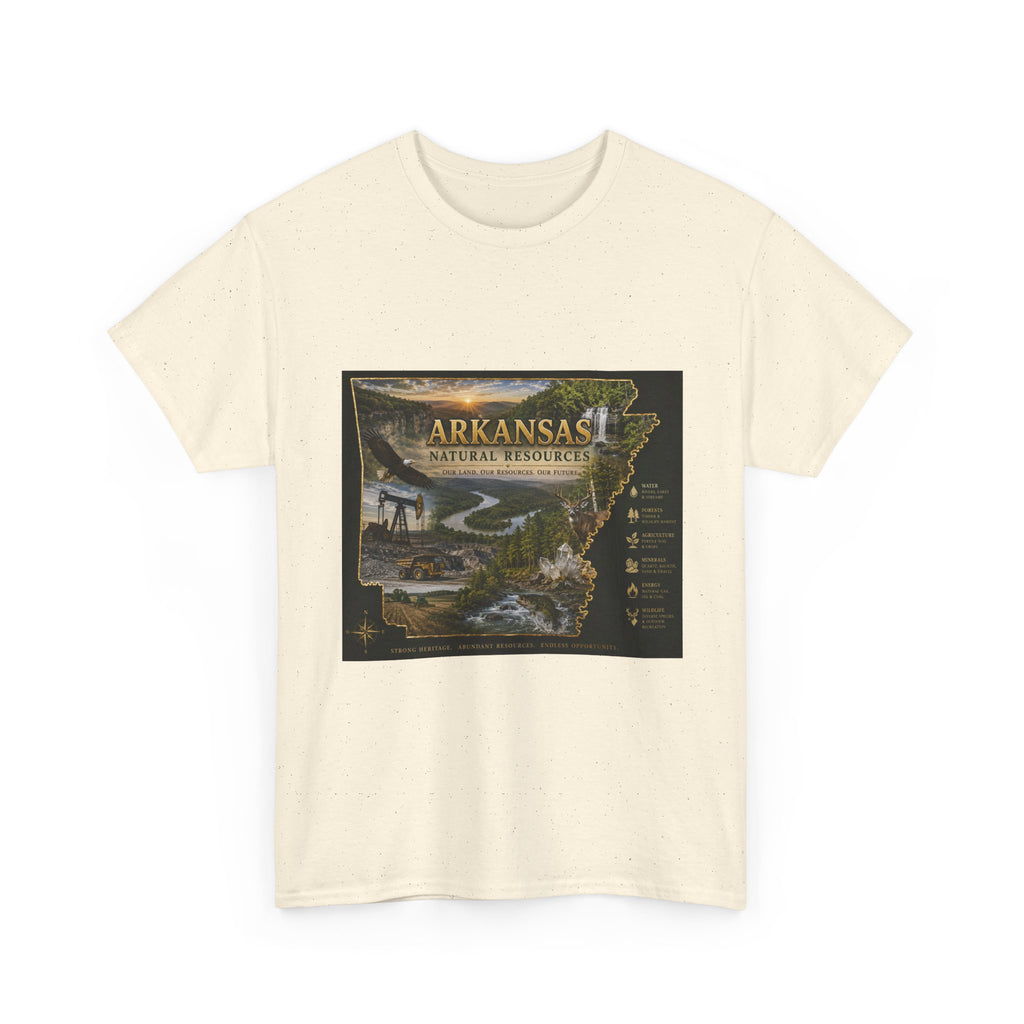 Arkansas Natural Resources T-Shirt — State Wildlife & Scenic Landmarks Tee