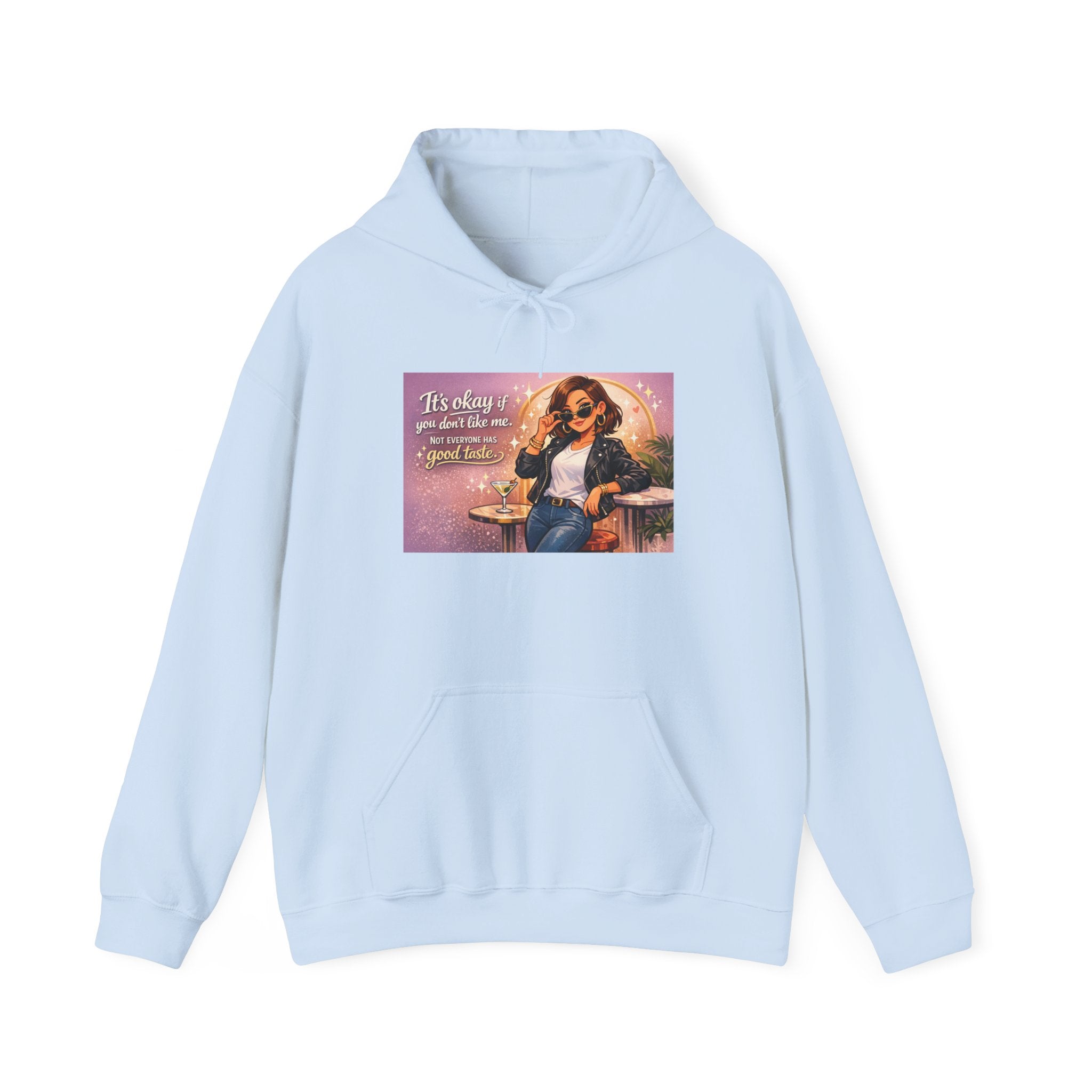 Hoodie — "It's Okay If You Don't Like Me" Retro Cool Woman Graphic Hoodie