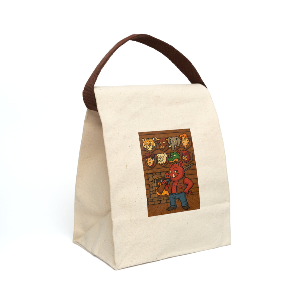 Canvas Lunch Bag — Big Game Hunter Design