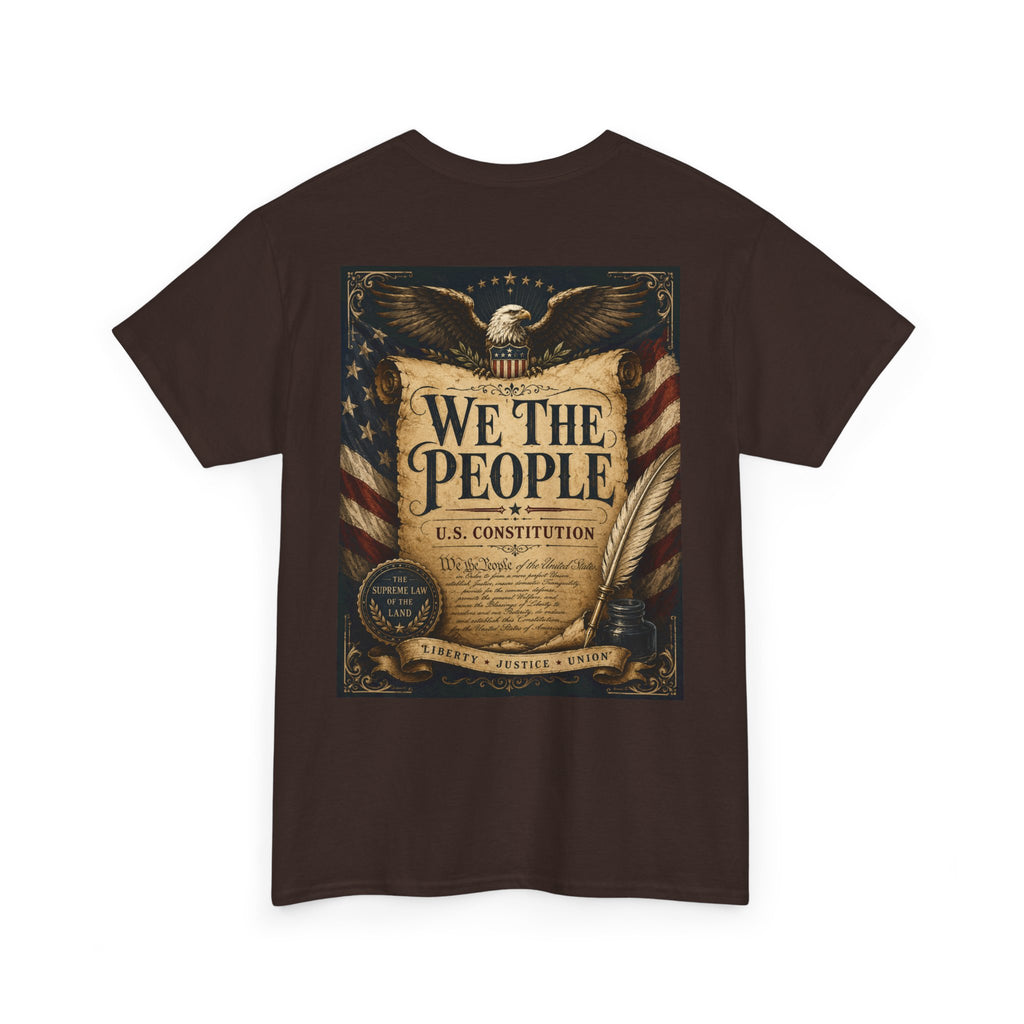 We The People Constitution T-Shirt — Patriotic American Eagle Tee