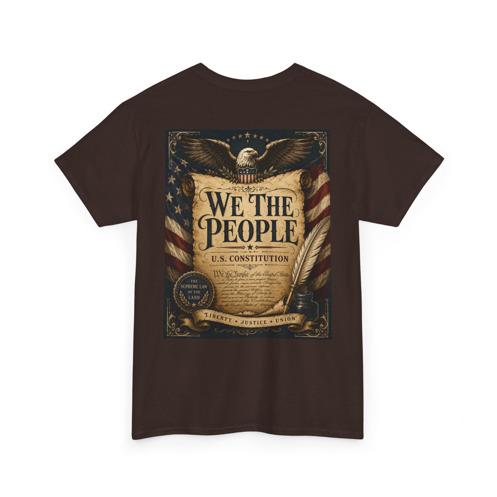 We The People Constitution T-Shirt — Patriotic American Eagle Tee