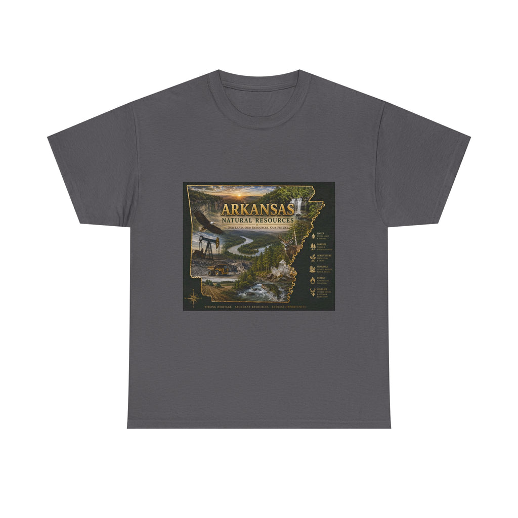 Arkansas Natural Resources T-Shirt — State Wildlife & Scenic Landmarks Tee