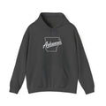 Arkansas Razorbacks Hoodie – Retro State Outline & Mascot Football Pullover
