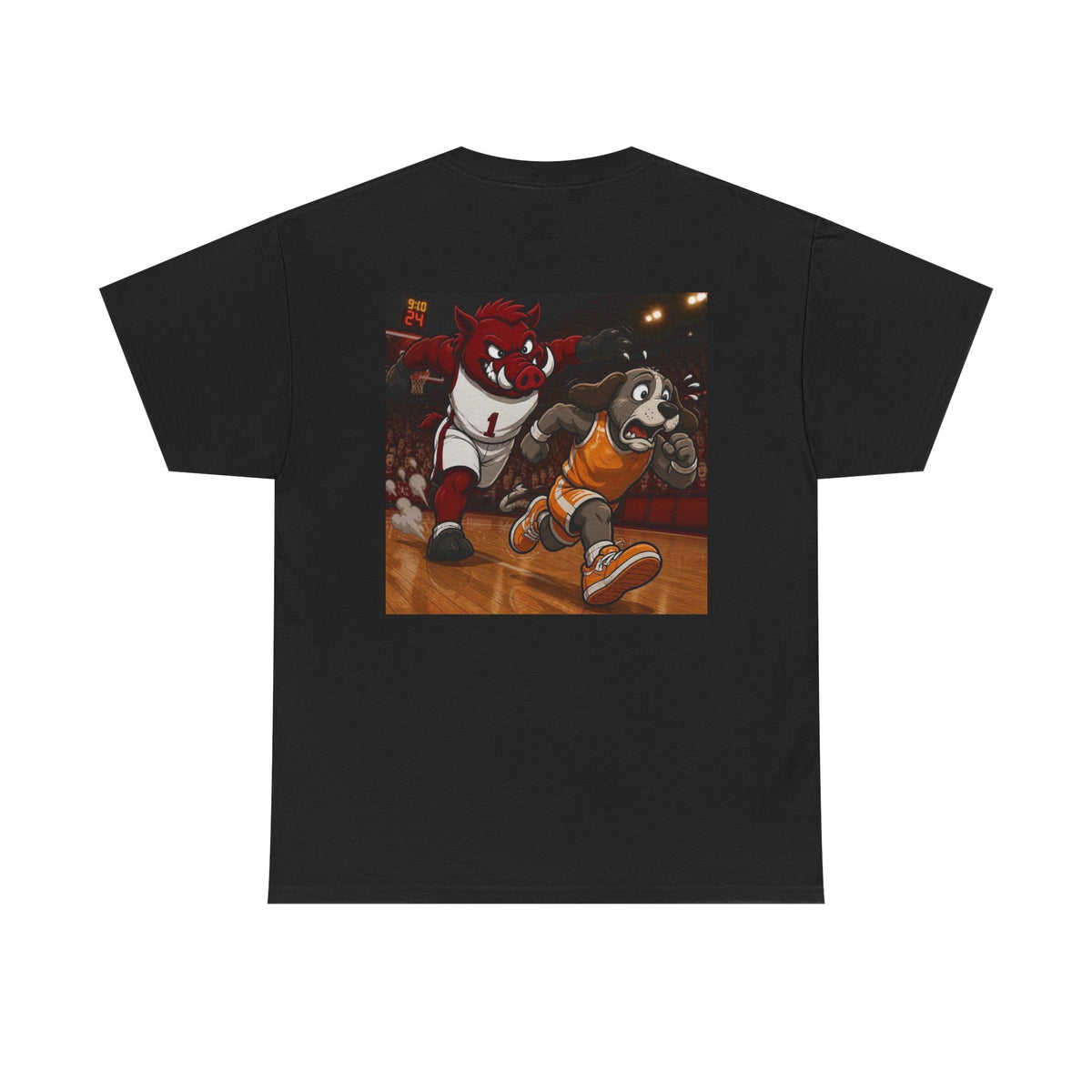Arkansas Mascot Tee — Retro Basketball Mascots Graphic T-Shirt