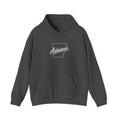 Arkansas Script State Outline Hoodie - Retro State Pride Pullover
