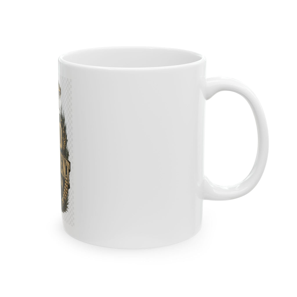 2nd Amendment Ceramic Mug — Defend Liberty Coffee Cup, Patriotic Snake Design (11oz/15oz)
