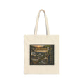 Arkansas Nature Wildlife Canvas Tote Bag — Scenic State Map Eco Grocery Bag