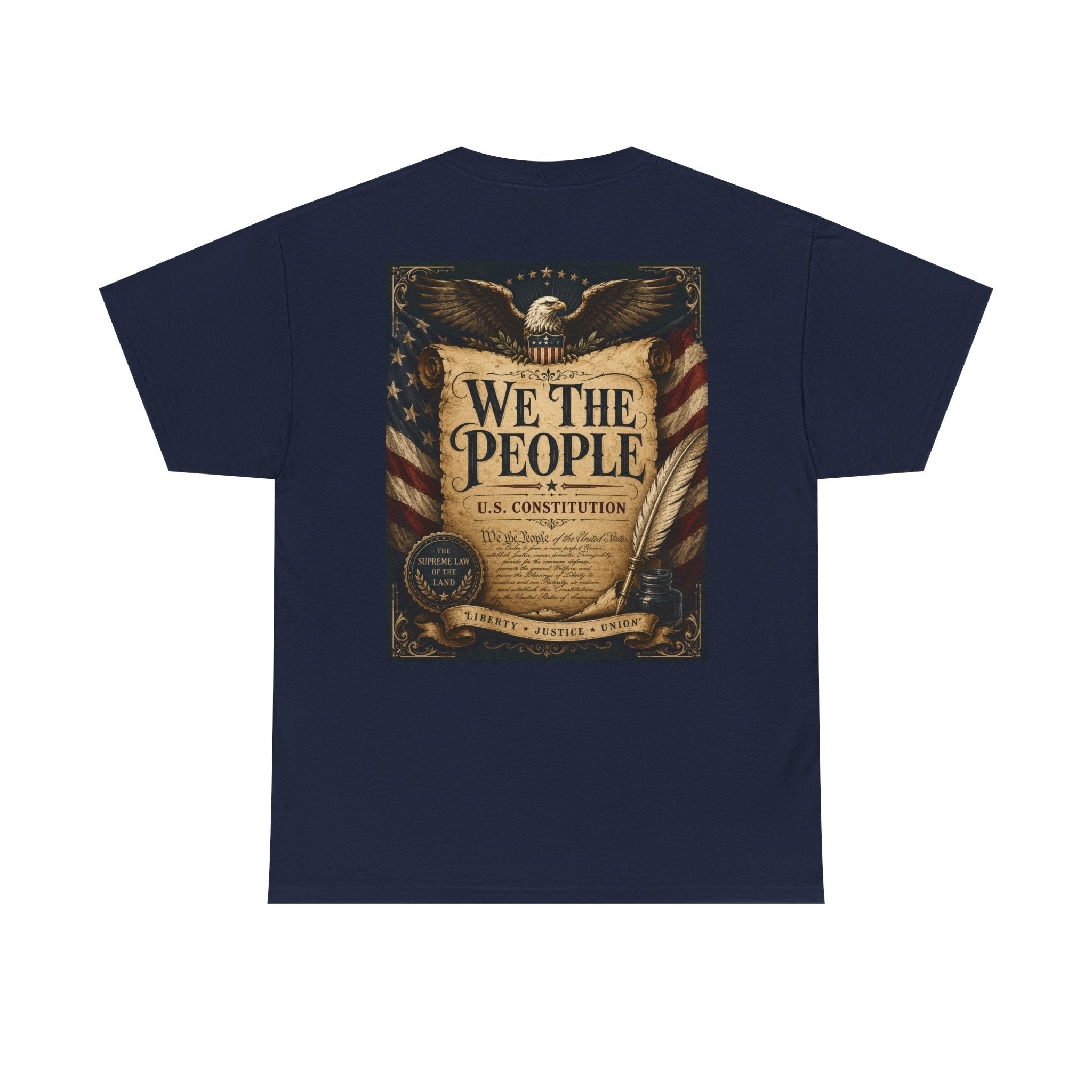 We The People Constitution T-Shirt — Patriotic American Eagle Tee
