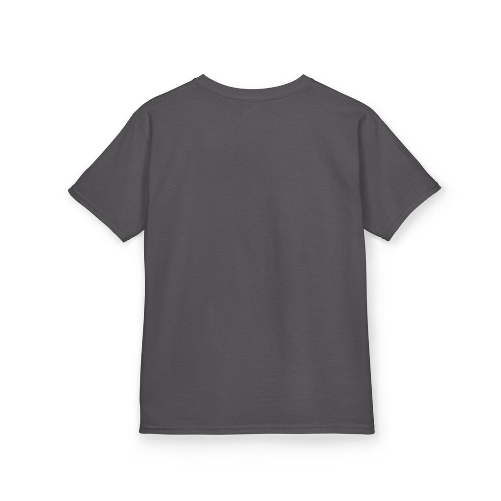Kids Basketball Mascot Tee — Playful Cartoon Dunk Design