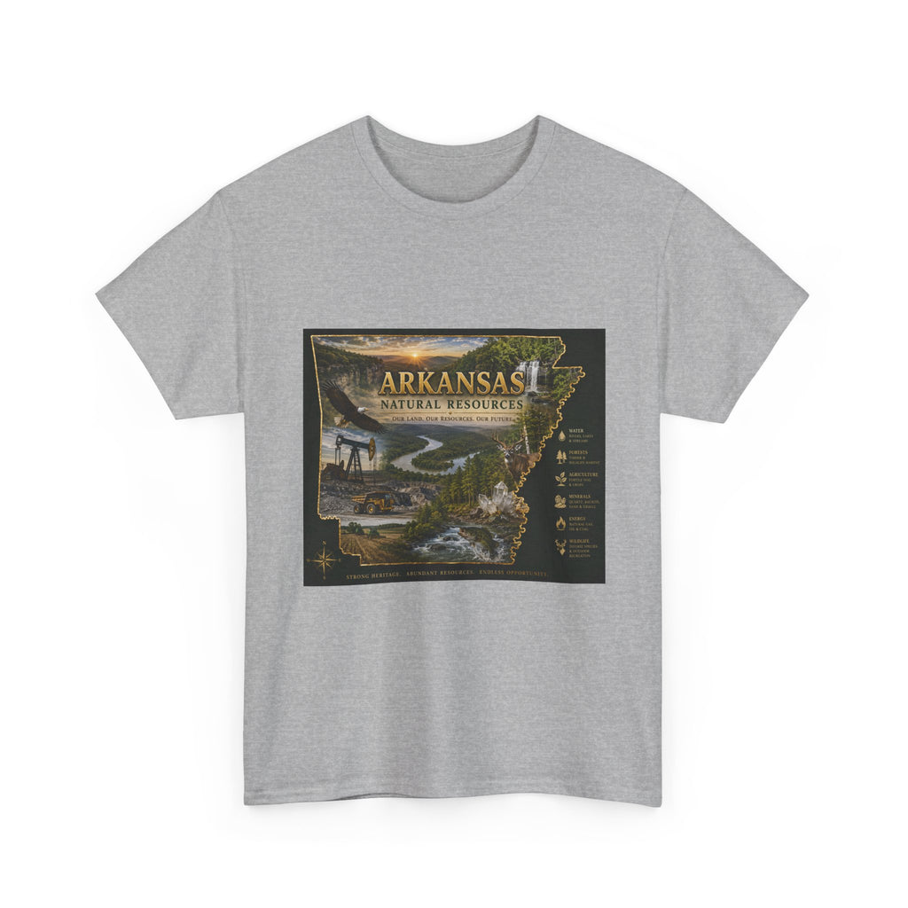 Arkansas Natural Resources T-Shirt — State Wildlife & Scenic Landmarks Tee