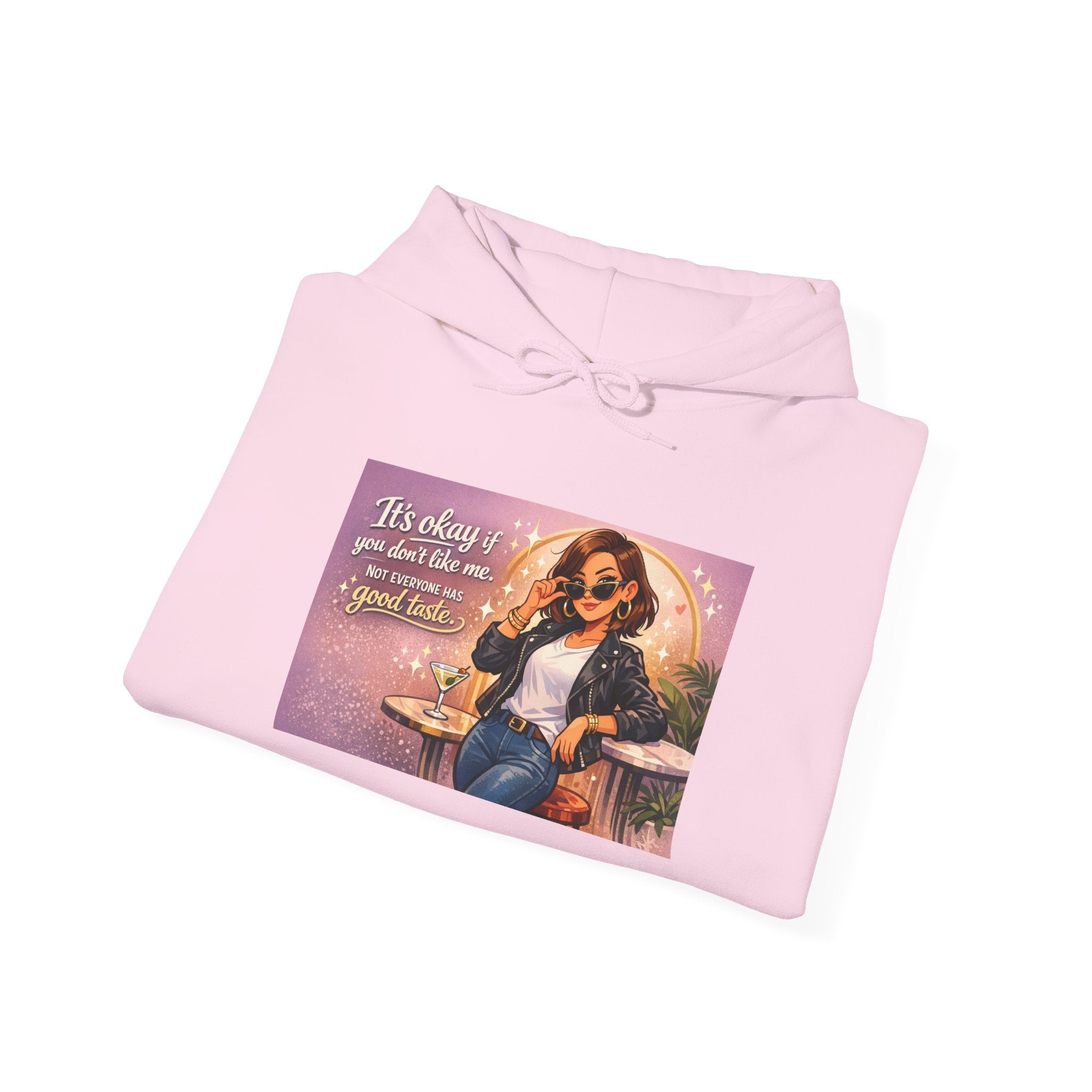 Hoodie — "It's Okay If You Don't Like Me" Retro Cool Woman Graphic Hoodie