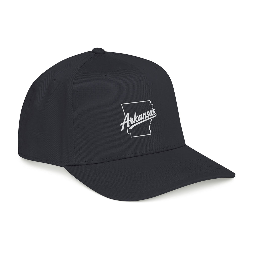 Arkansas Black Mid Profile Baseball Cap