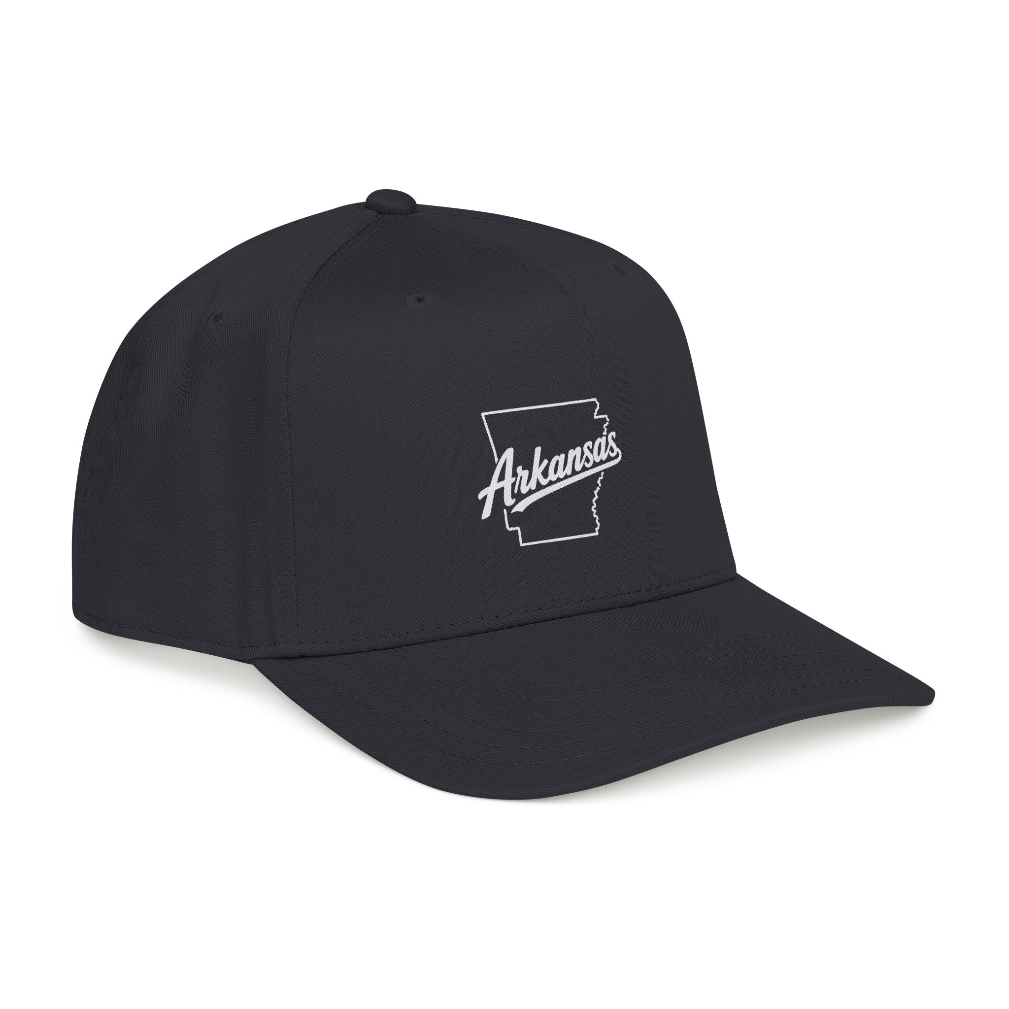 Arkansas Black Mid Profile Baseball Cap