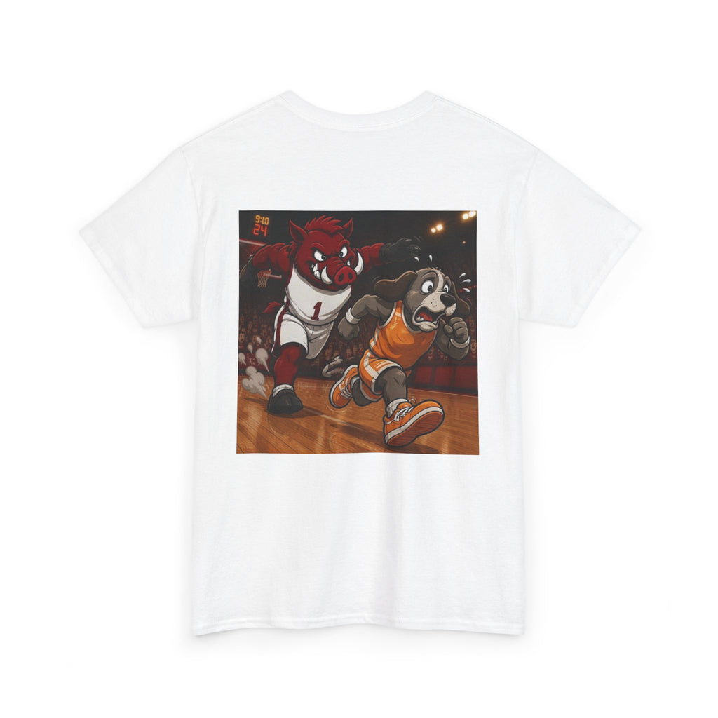 Arkansas Mascot Tee — Retro Basketball Mascots Graphic T-Shirt