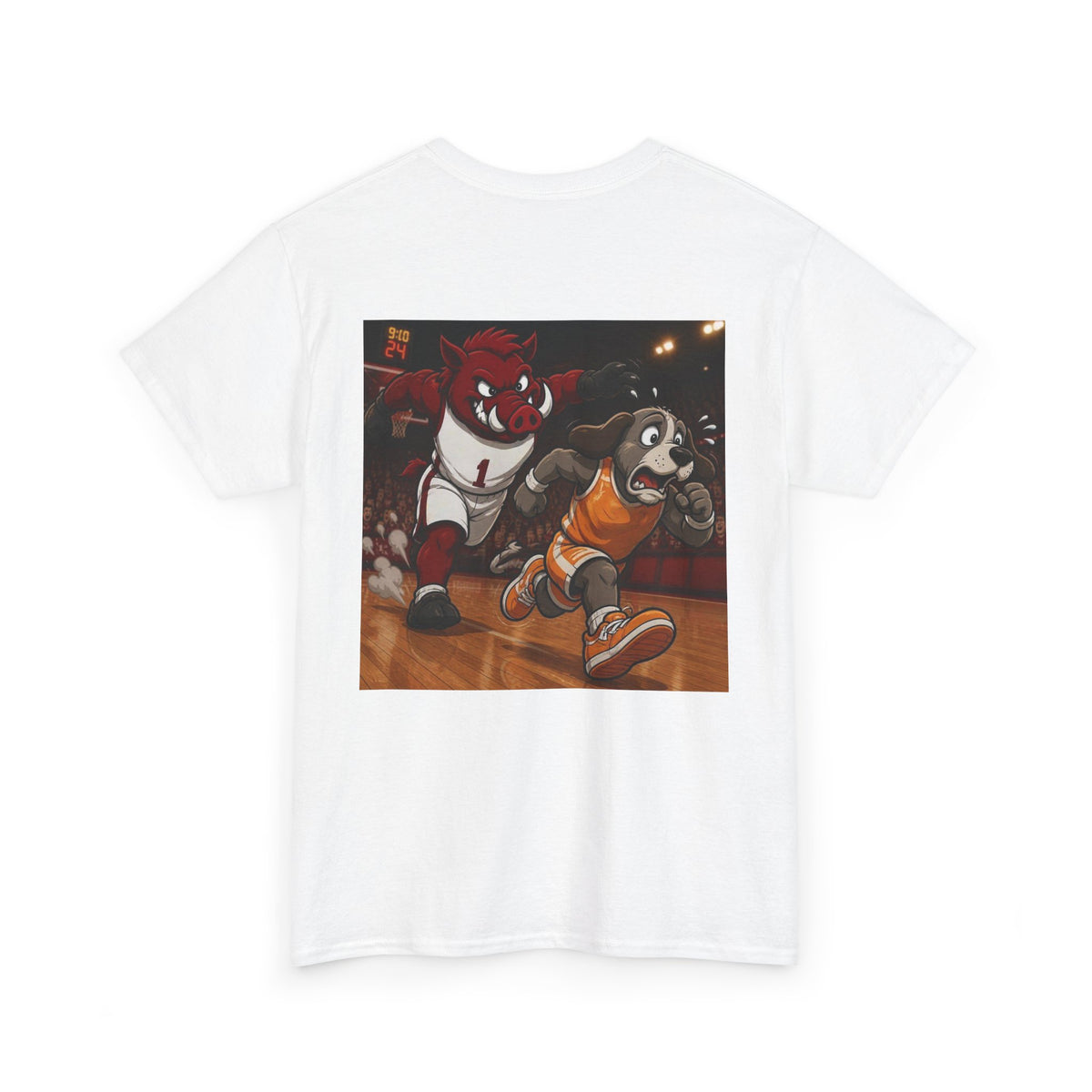 Arkansas Mascot Tee — Retro Basketball Mascots Graphic T-Shirt