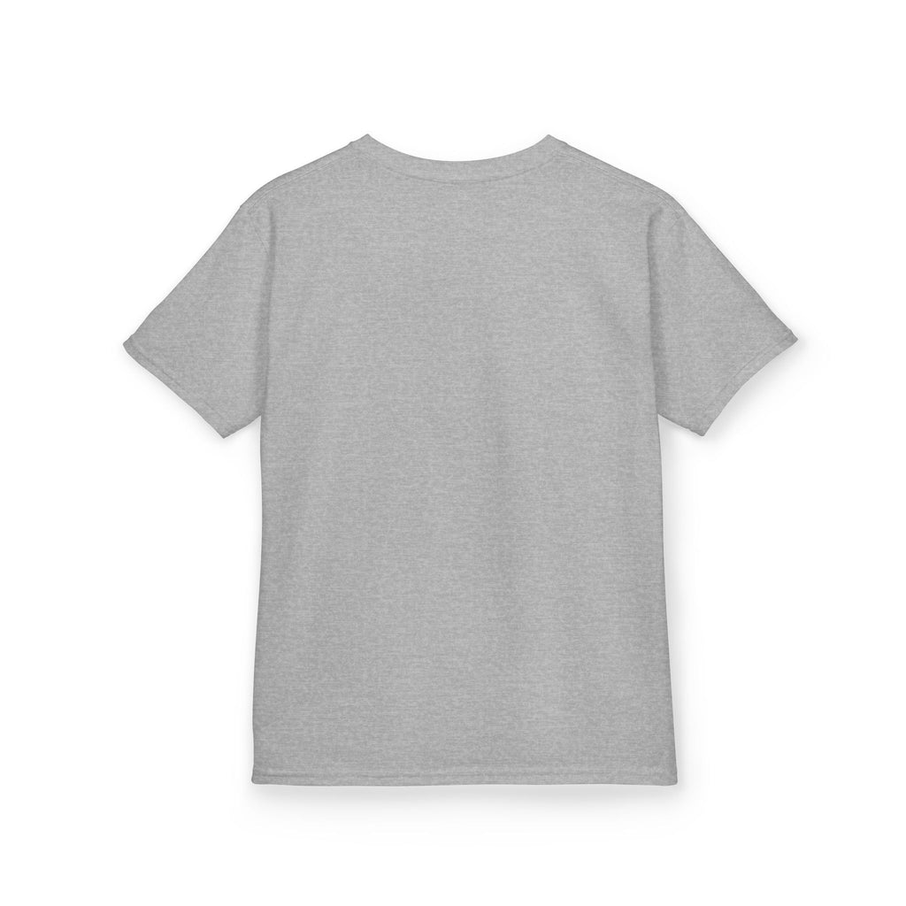 Kids Basketball Mascot Tee — Playful Cartoon Dunk Design