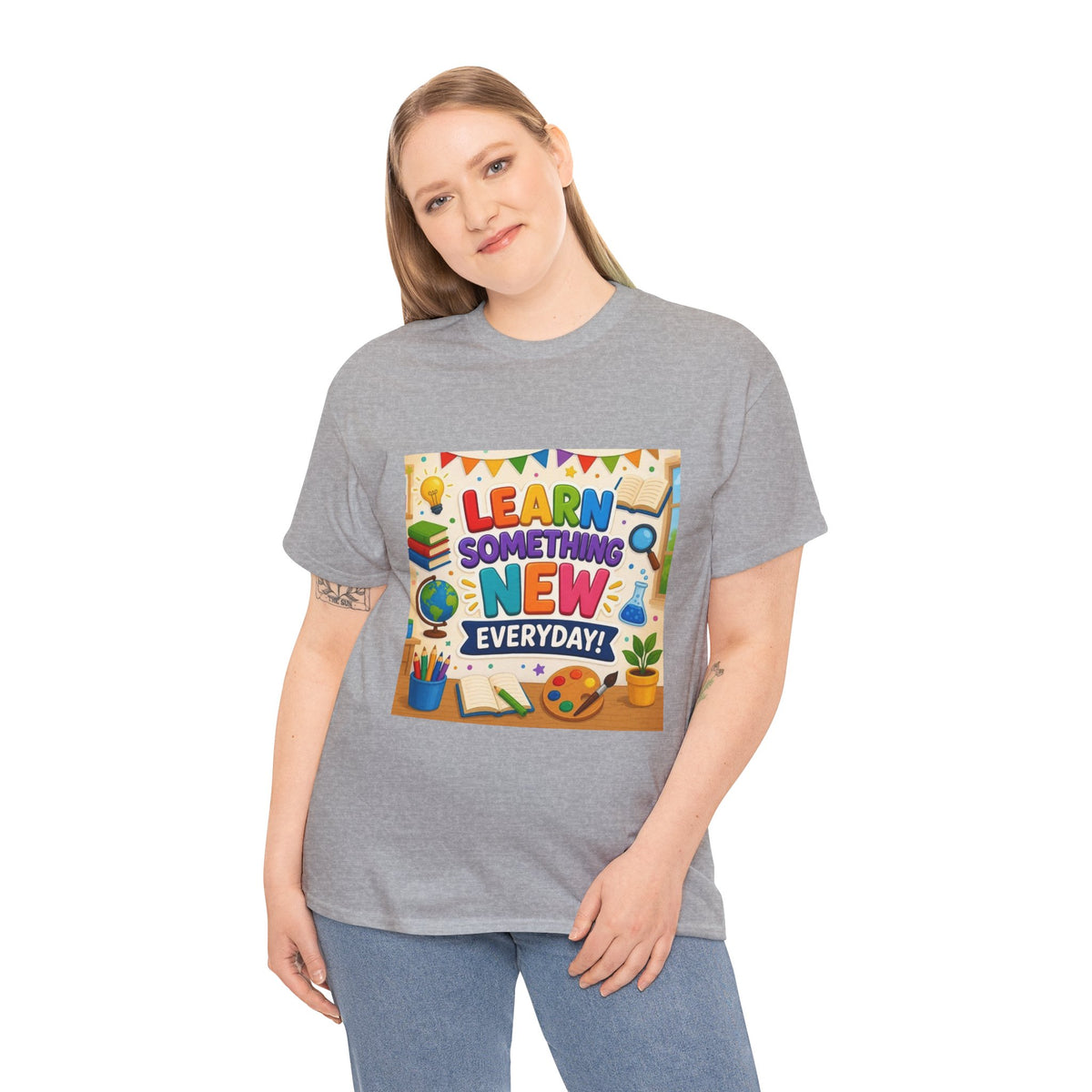 Teacher "Learn Something New Every Day" T‑Shirt — Fun Educational Classroom Tee