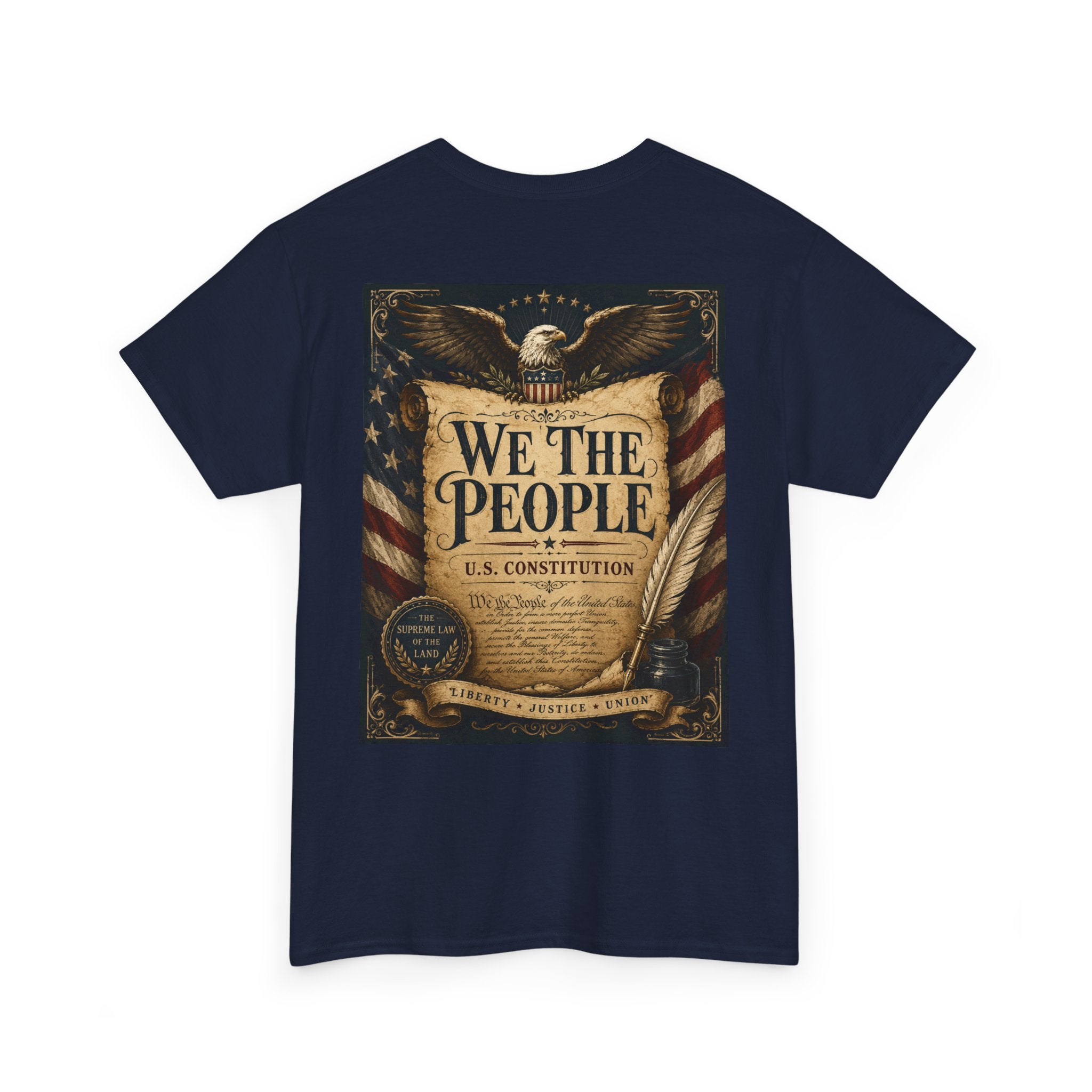 We The People Constitution T-Shirt — Patriotic American Eagle Tee
