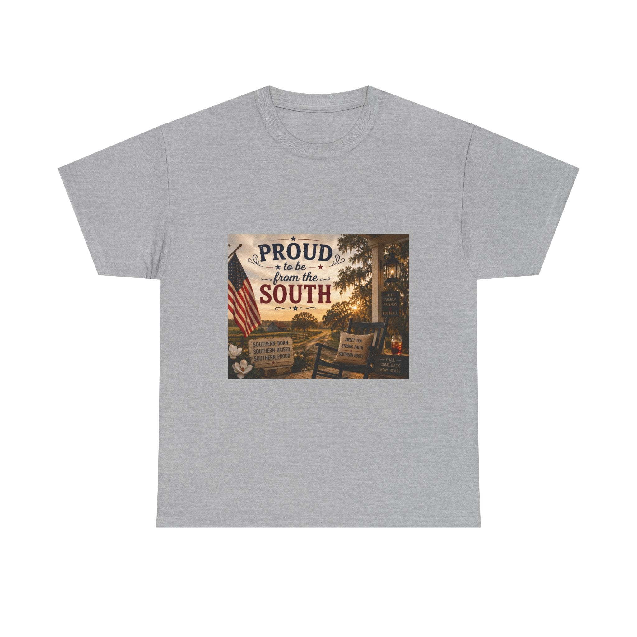 Proud to be from the South T-Shirt — Southern Pride Scenic Porch Design