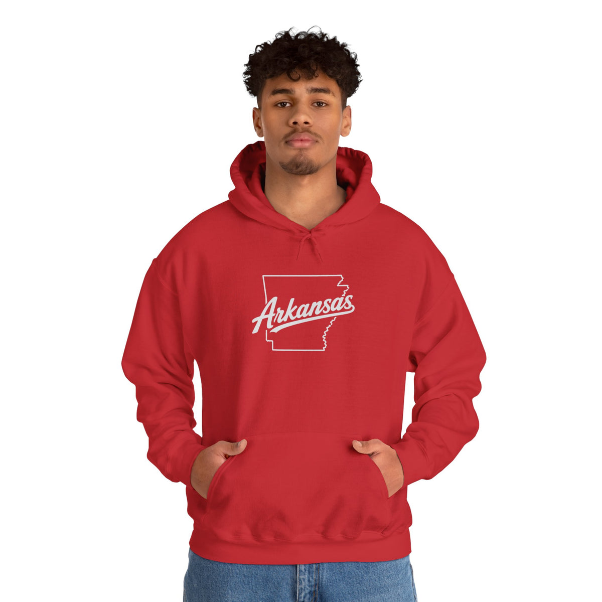 Arkansas Hoodie with Tennessee Mascot Basketball Graphic