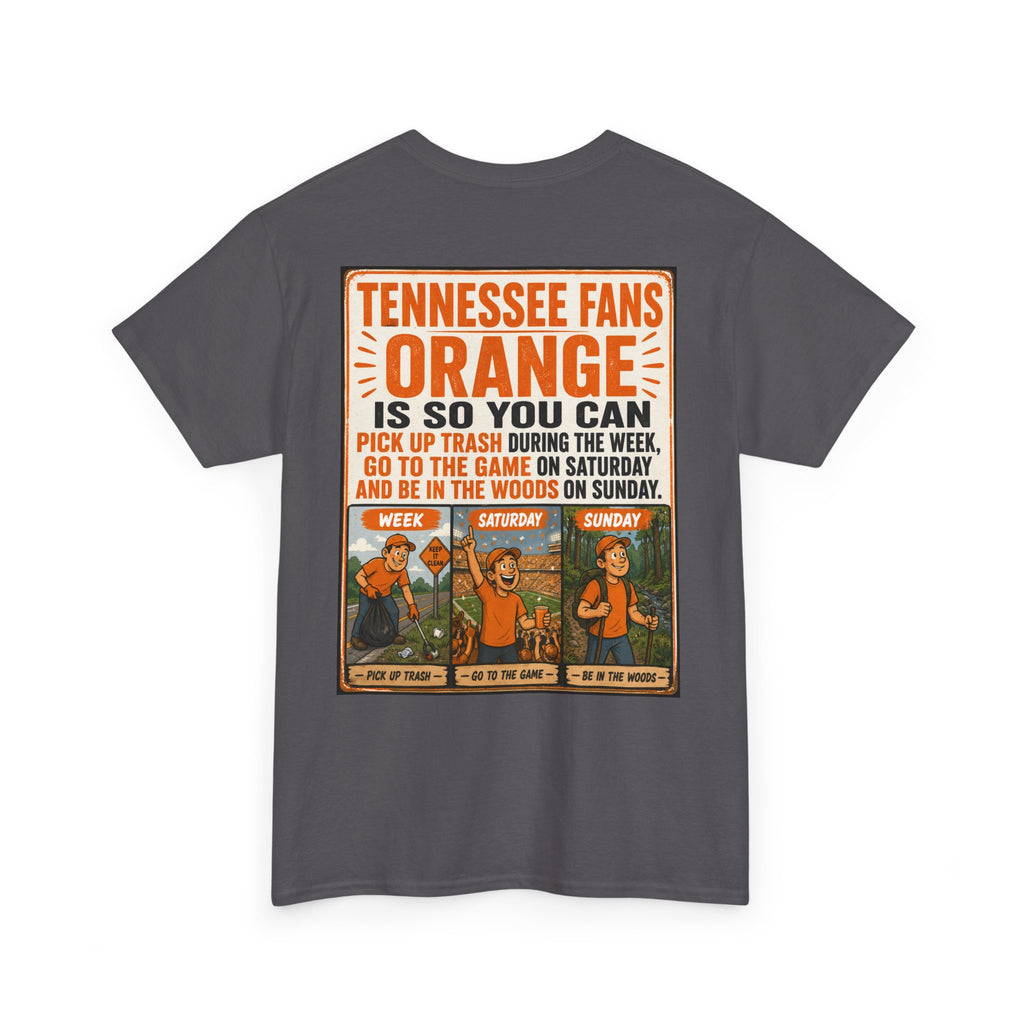 T-Shirt — 'Tennessee Fans Orange' Vintage Tailgate Tee