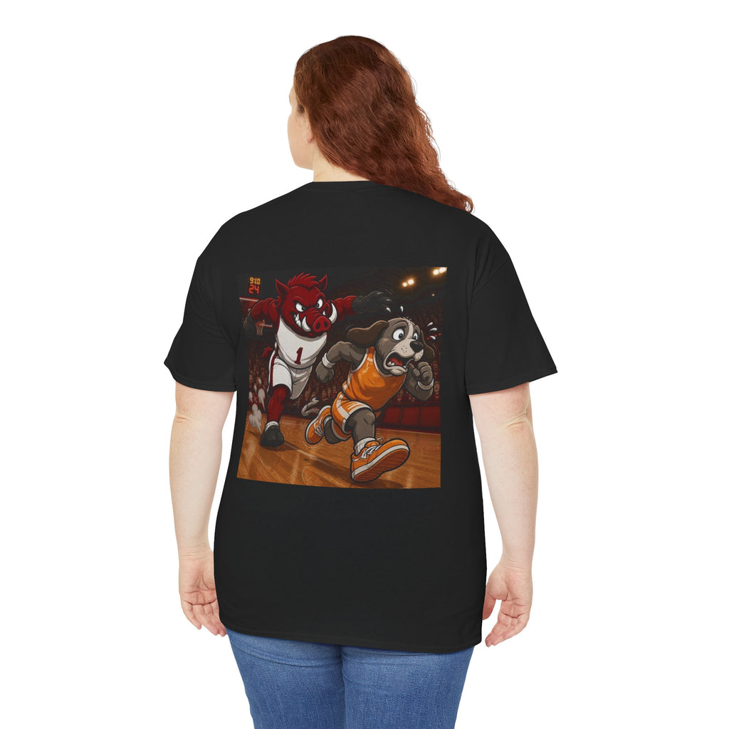 Arkansas Mascot Tee — Retro Basketball Mascots Graphic T-Shirt
