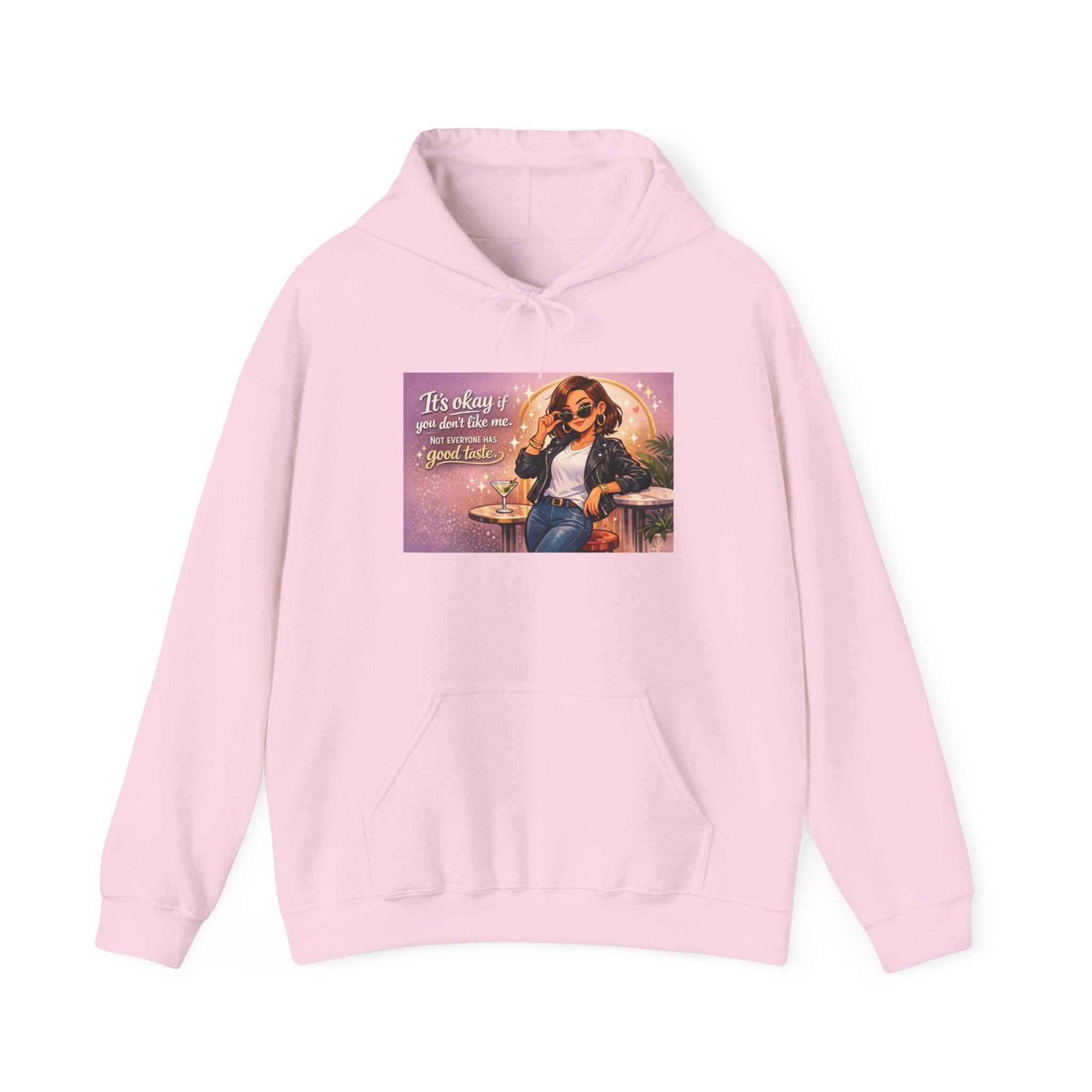 Hoodie — "It's Okay If You Don't Like Me" Retro Cool Woman Graphic Hoodie