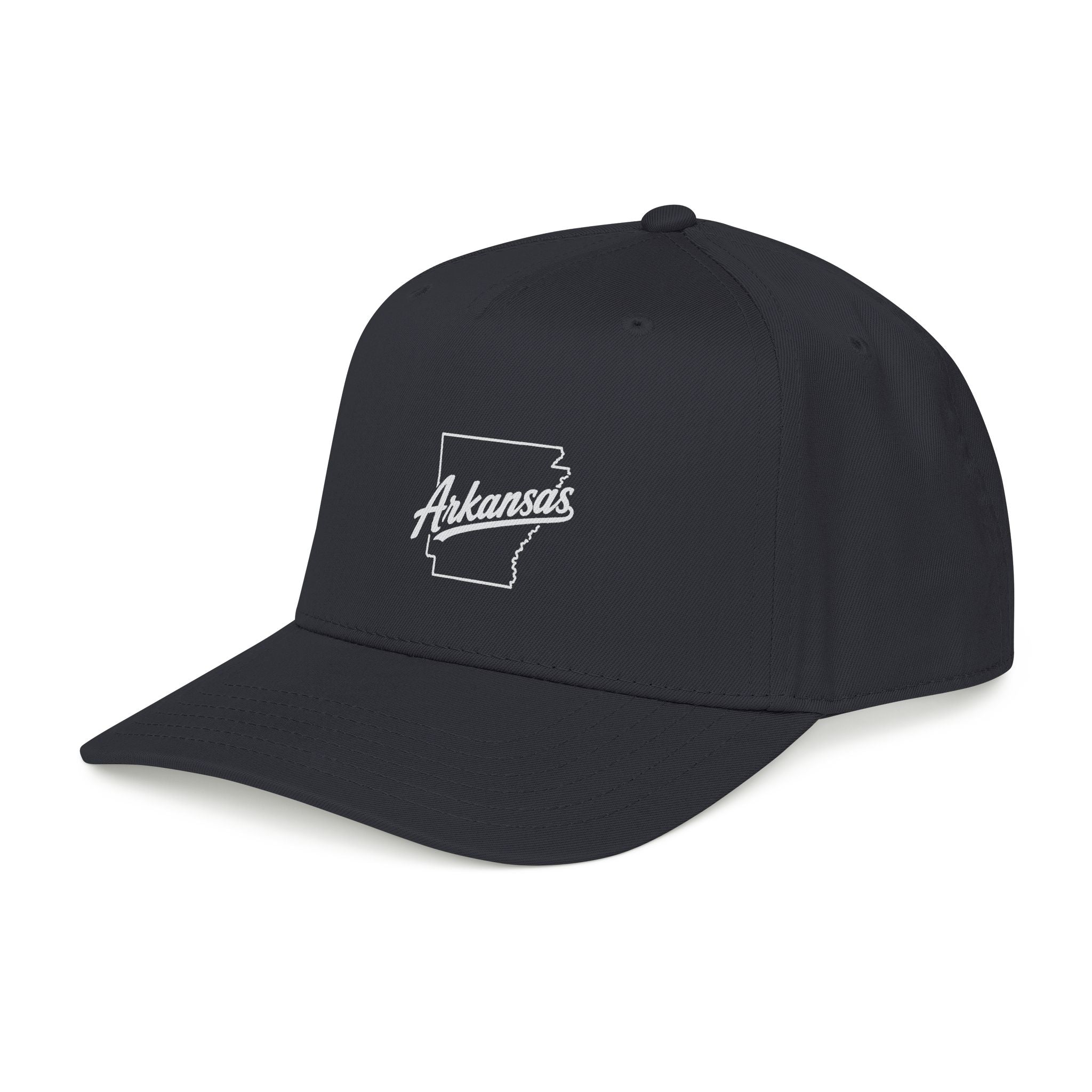 Arkansas Black Mid Profile Baseball Cap