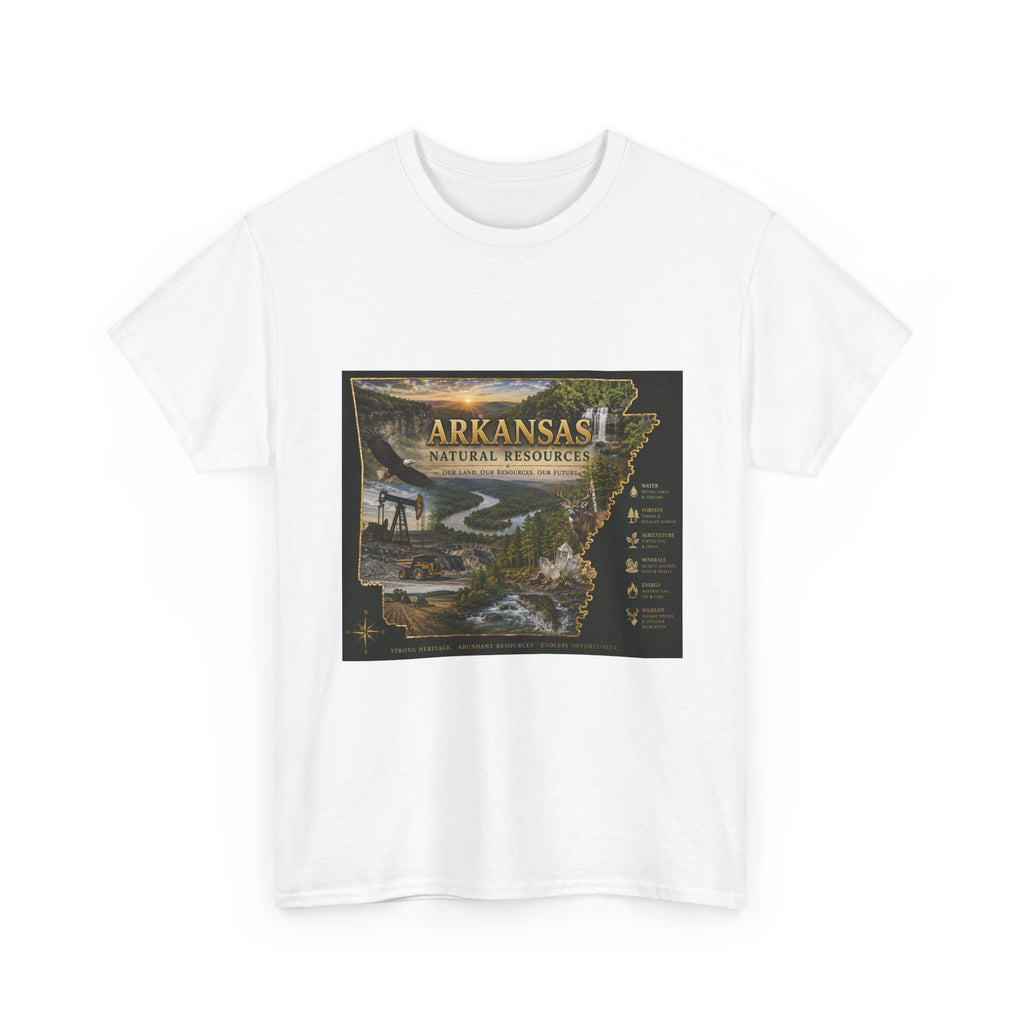Arkansas Natural Resources T-Shirt — State Wildlife & Scenic Landmarks Tee