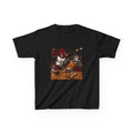 Kids Basketball Mascot Tee — Playful Cartoon Dunk Design