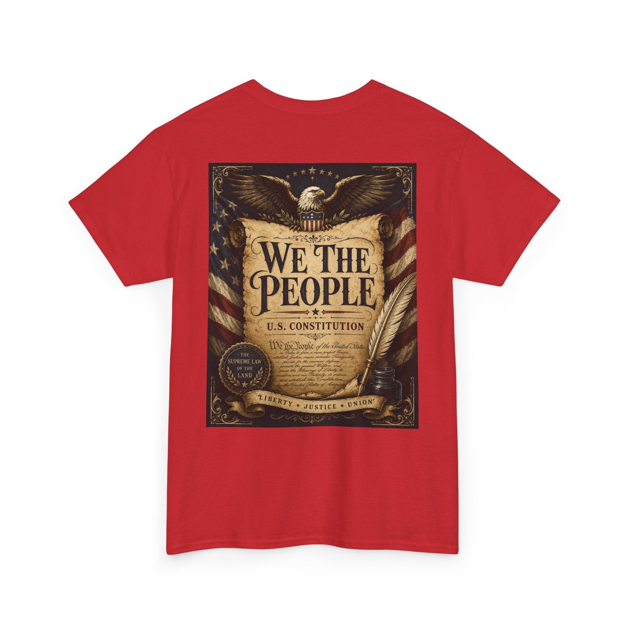 We The People Constitution T-Shirt — Patriotic American Eagle Tee