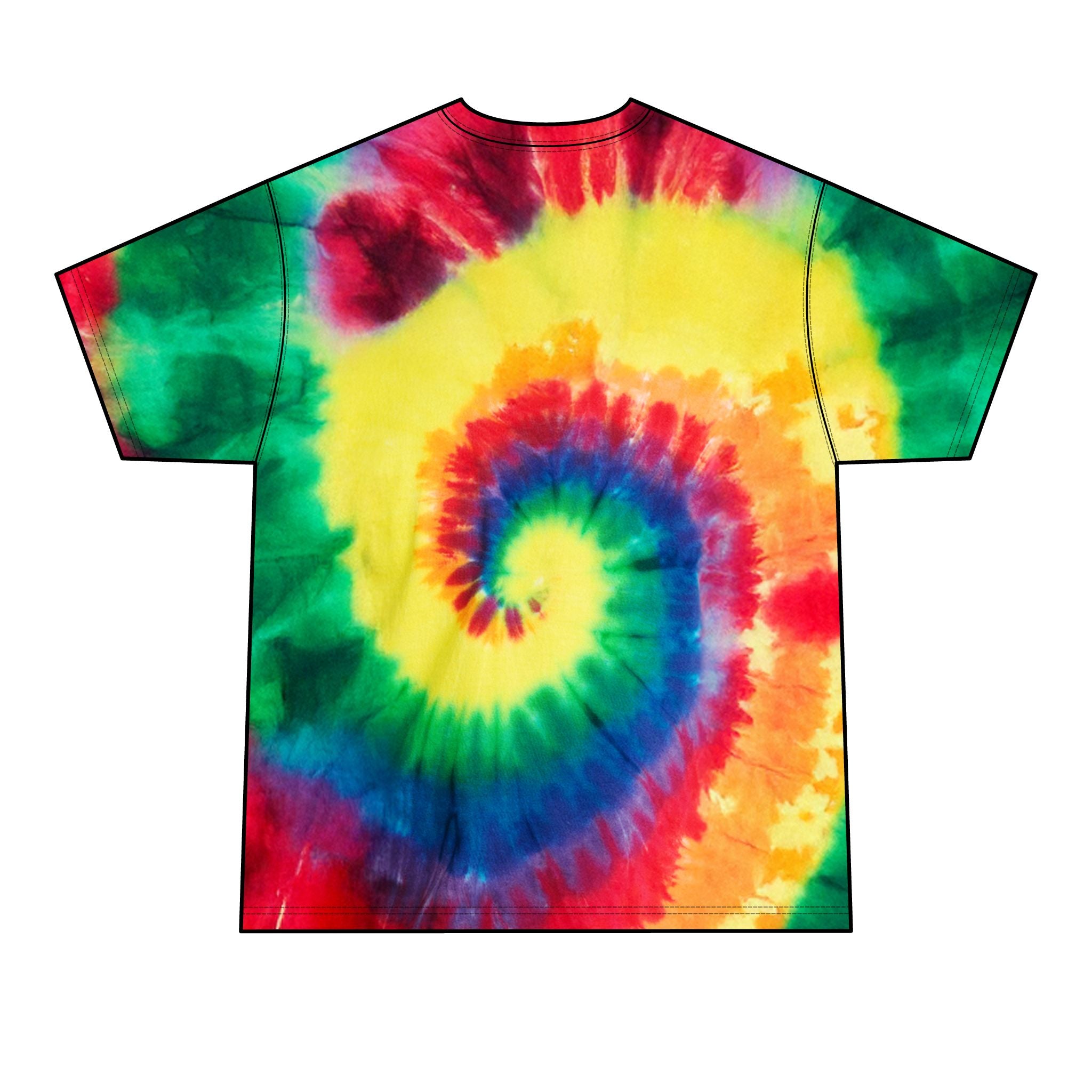 Alien Unicorn Rider Tie-Dye Tee — Men’s Fantasy Graphic T-Shirt