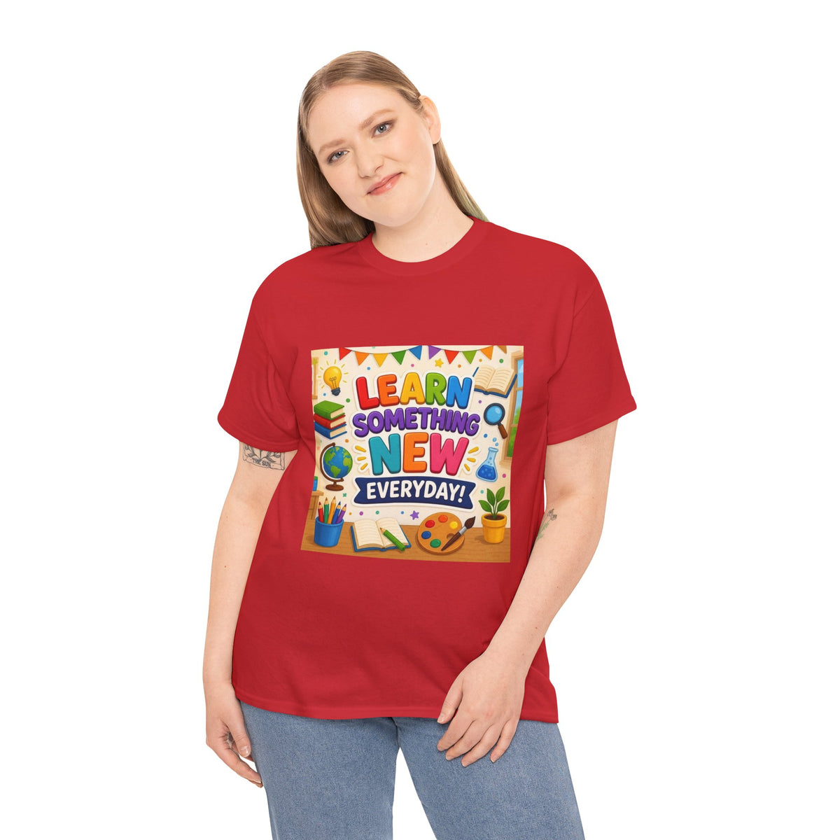 Teacher "Learn Something New Every Day" T‑Shirt — Fun Educational Classroom Tee