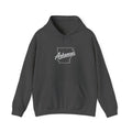 Arkansas Razorbacks State Outline Hoodie — College Mascot Basketball Back Print