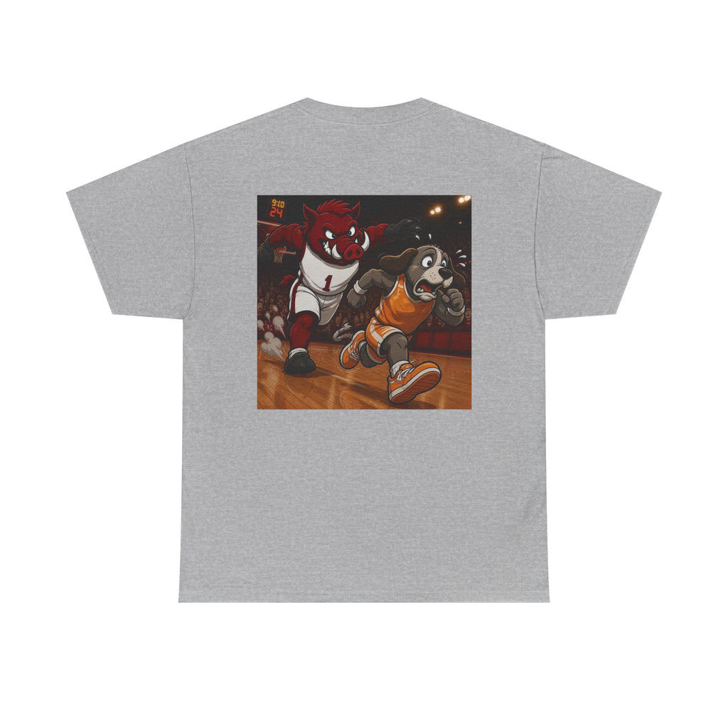Arkansas Mascot Tee — Retro Basketball Mascots Graphic T-Shirt