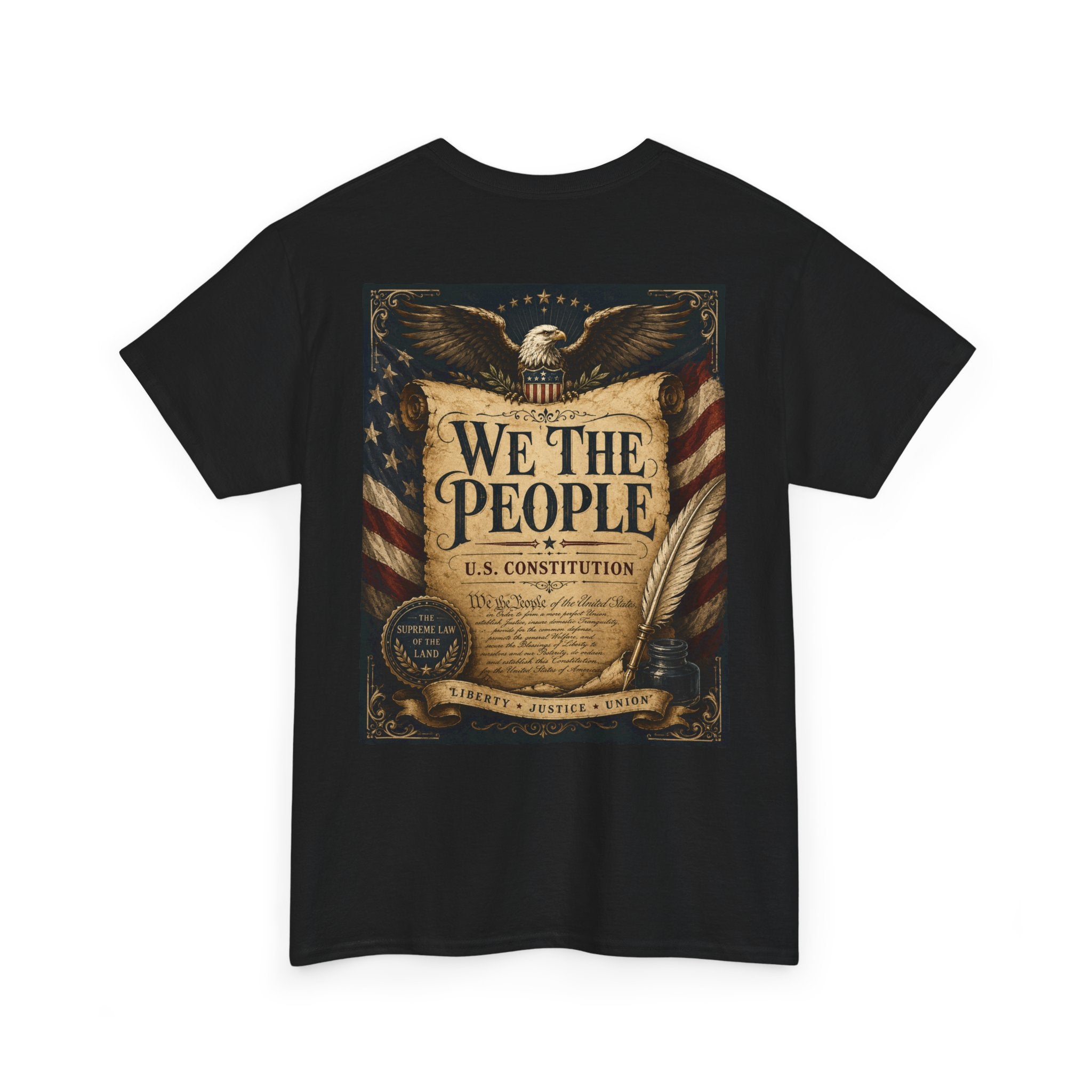 We The People Constitution T-Shirt — Patriotic American Eagle Tee