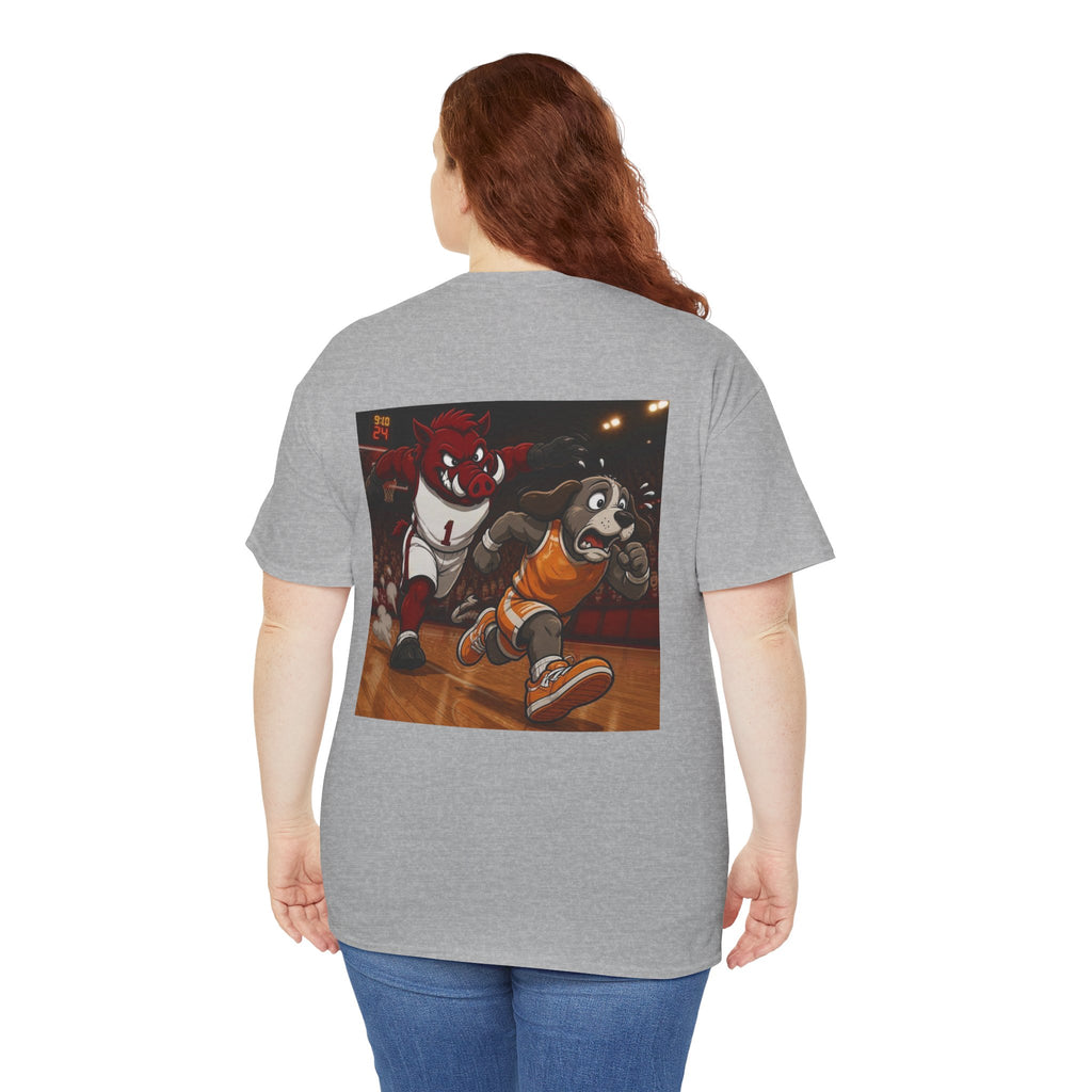 Arkansas Mascot Tee — Retro Basketball Mascots Graphic T-Shirt