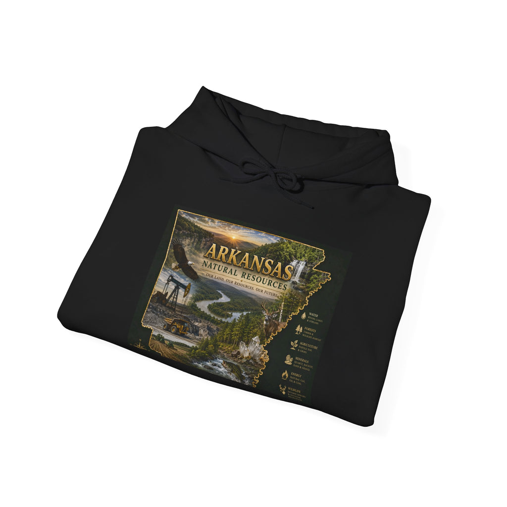 Arkansas Landscape Nature Hoodie — Scenic Rivers State Parks Sweatshirt